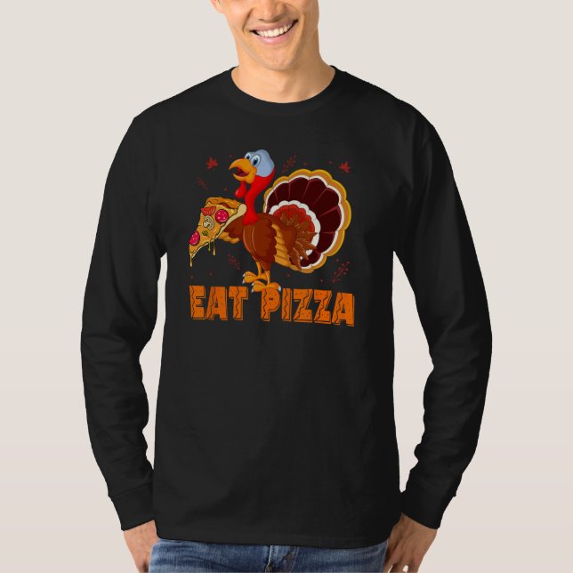 TURQUIA COME PIZZA Camisa Adulto Vegan Crianças En (Frente)