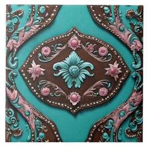 Turquoise do Sul Turquesa Rosa País Ocidental