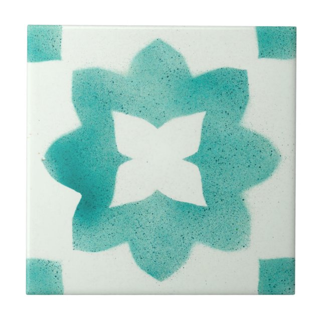 Turquoise Floral (Frente)