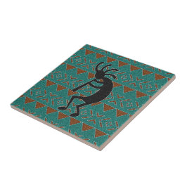 Turquoise Kokopelli Southwest Cerâmica