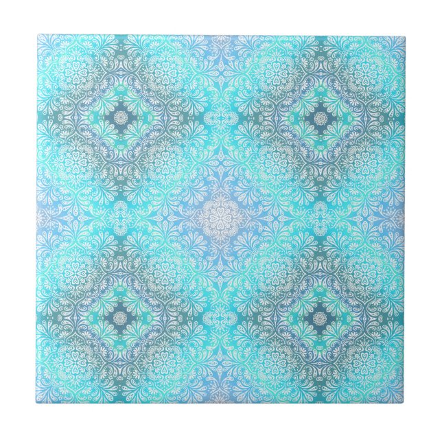 Turquoise Lace Mandala (Frente)