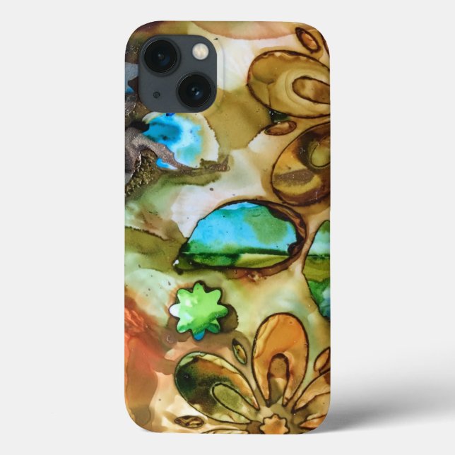 Turquoise Splash iPhone 6/6s 'Tough Extreme' Case (Verso)