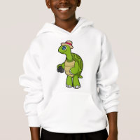 Turtle como fotógrafo com câmera
