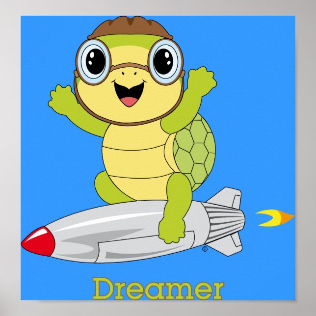 Turtle Dreamer™ Poster (Frente)