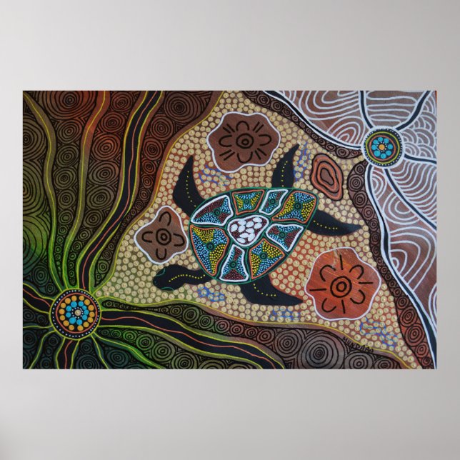 Turtle Dreaming Poster (Frente)