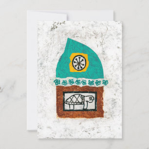 Turtle Itching Para Um Cartão De Saudação De Luta