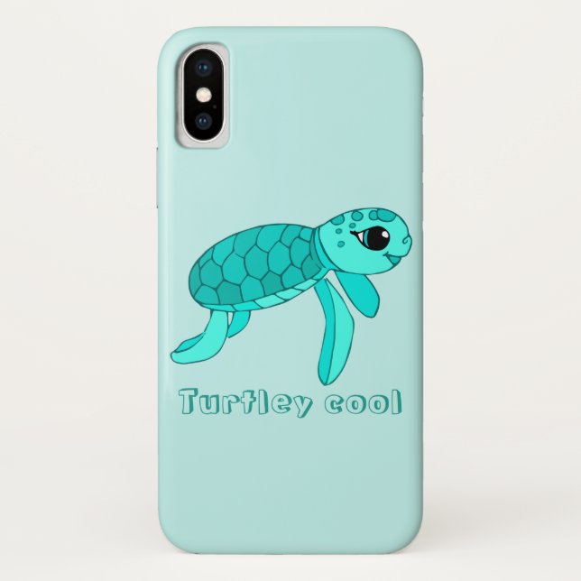 Turtley legal bebê tartaruga capas de iphone (Verso)