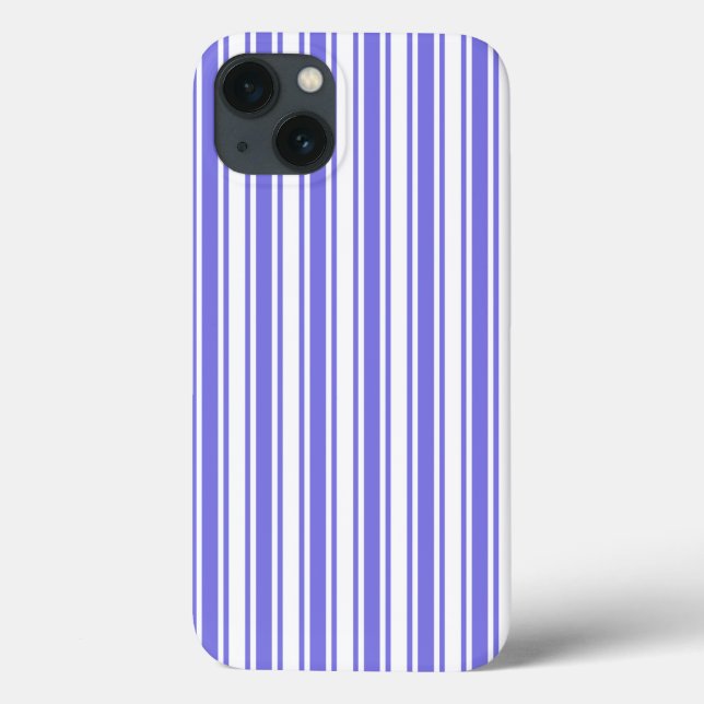 Turwinkle blue e white candy stripes Case-Mate (Verso)