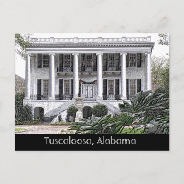 Tuscaloosa Alabama - cartão postal (Frente)