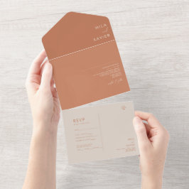 Tuscan Amber | Casamento minimalista moderno