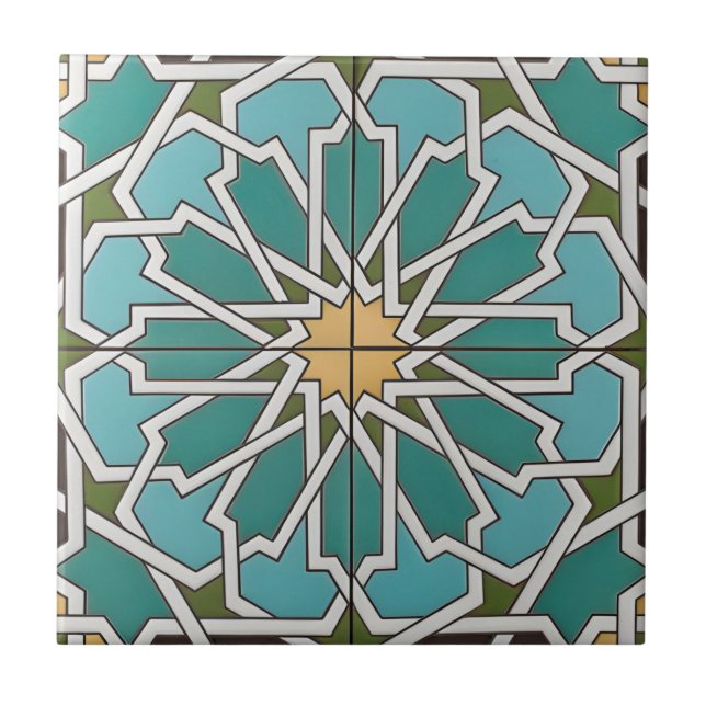 tuscan blue flowers tiles (Frente)