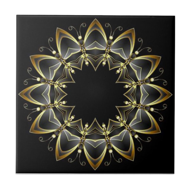 Tuscan Colors Dourado/Black Kitchen Backsplash ~ 0 (Frente)