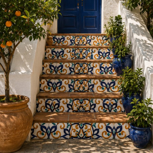 Tuscan Verve Vibrant Scrollwork  Mediterranean  (Criador carregado)