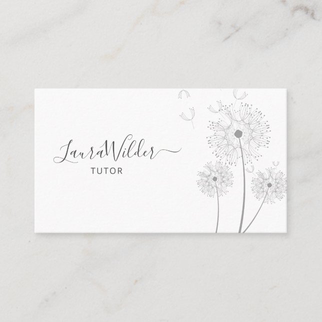 Tutor Cartão de visita (Frente)