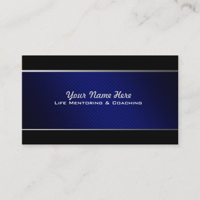 Tutoria e cartões de visitas do treinamento (Frente)