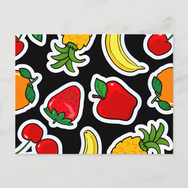 Tutti frutti, cartão postal (Frente)
