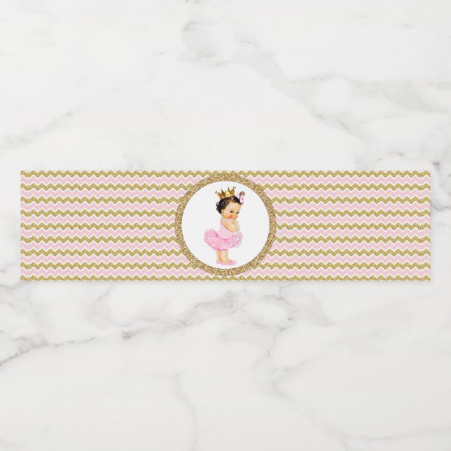 Tutu Princesa Chá de fraldas Rótulos De Garrafas (Rótulo Único)