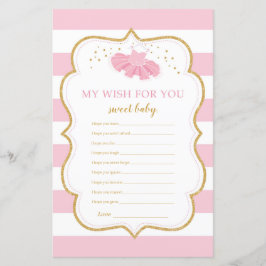 Tutu veste bailarina desejos para o jogo do bebê