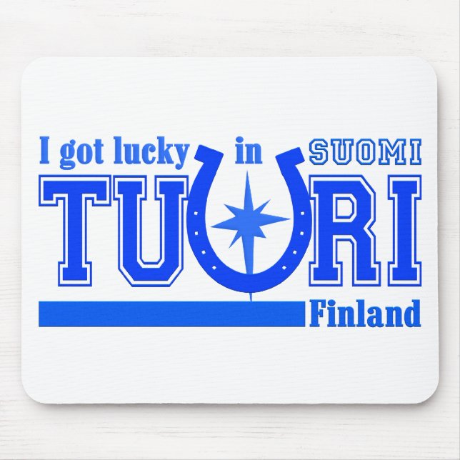 Tuuri Finlândia mousepad - personalizável (Frente)