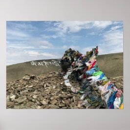 Tuva - om mani padme hum - poster do budismo