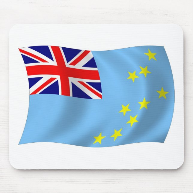 Tuvalu Flag Mousepad (Frente)