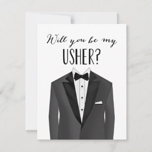 Tuxedo Usher   Convite ao Padrinho de casamento