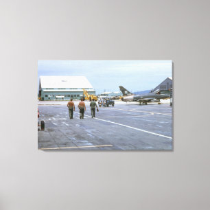 Tuy Hoa Air Base Vietnam 1969 Canvas
