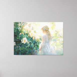 *~* TV2 Fantasy Girl Art Stretch Canvas Print