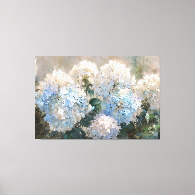*~* TV2 Pink Blue Hydrangea Canvas (Frente)