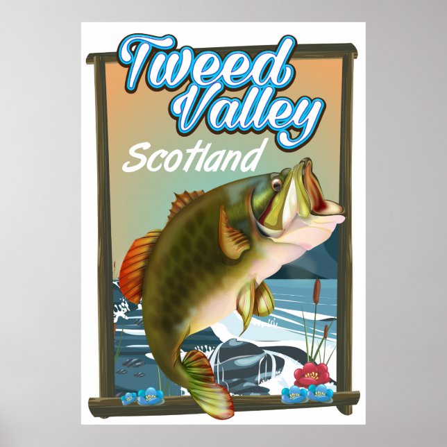 Tweed Valley Scotland poster (Frente)