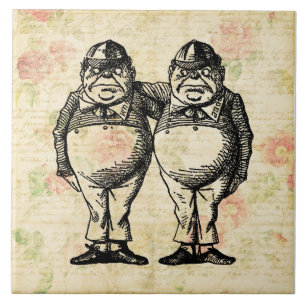 Tweedledee e Tweedledum Alice no País das Maravil