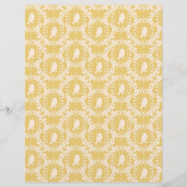 Tweet Baby Scrapbook Paper (Frente)