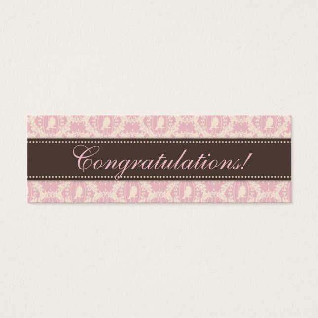 Tweet Girl Skinny Gift Tag 3 (Frente)