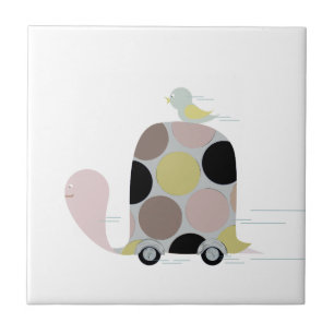 Tweeter em uma Porta copos de Pedra de Tartaruga