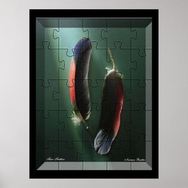 Twin Feather Poster (Frente)