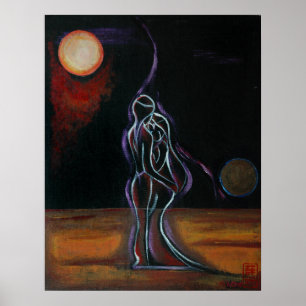 Twin Flames 18.5" x 23.5" Poster Print