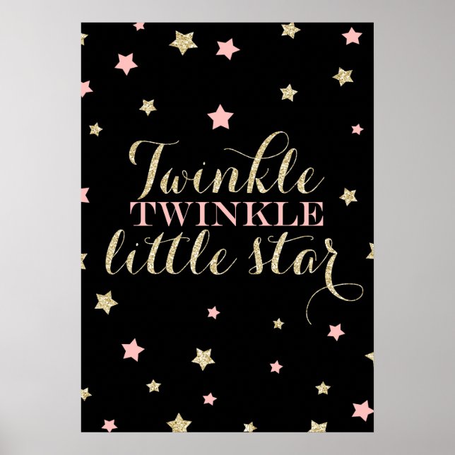 Twinkle Twinkle Little Star Poster (Frente)