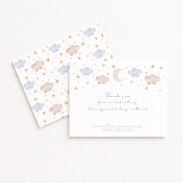 Twinkle Twinkle Pequena cartões de agradecimentos 