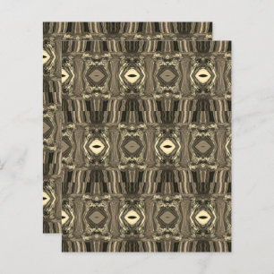 Twirlers Coloridos P & P Meia-Brick Sepia abstrato