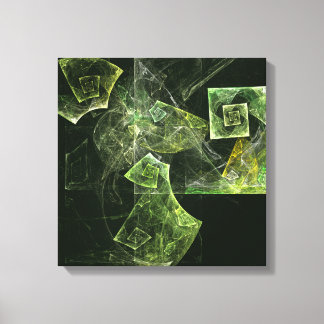 Twisted Balance Abstrato Art Quad Canvas