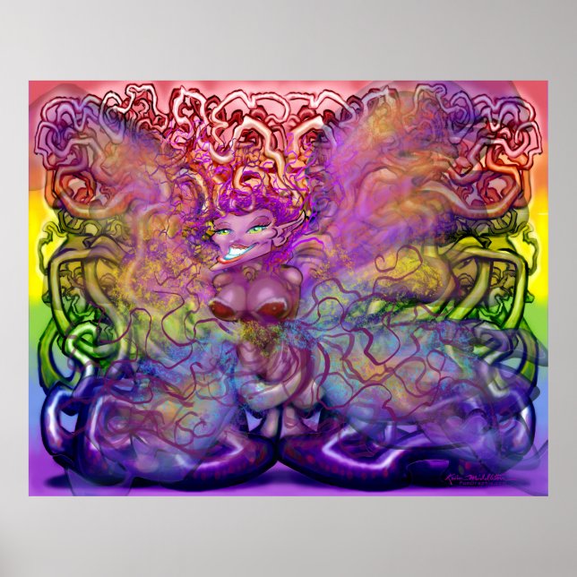Twisted Pixie Rainbow Magic Poster (Frente)