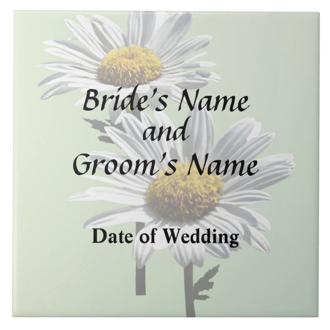Two Daisies in Sunshine Wedding Products (Frente)