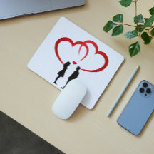Two in Love Mousepad