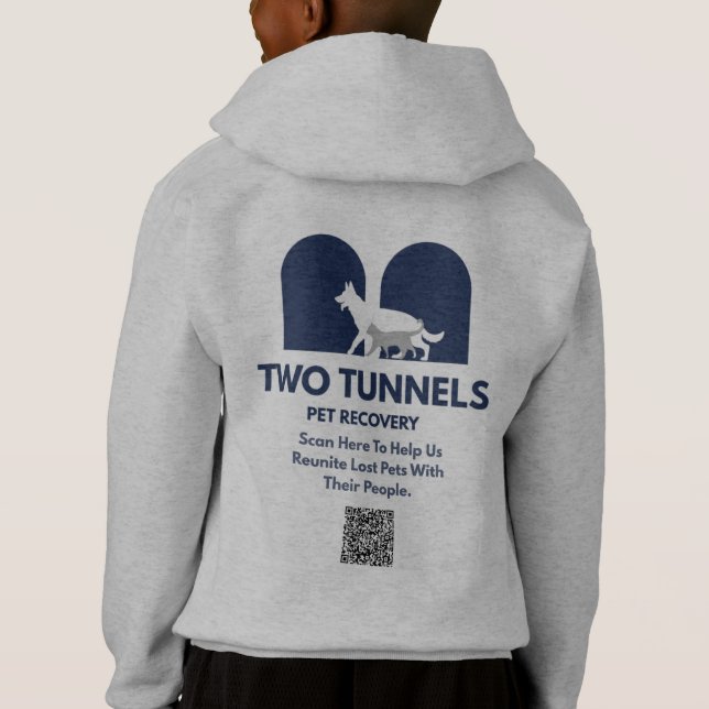 Two Tunnels Kids Hoodie (Verso)