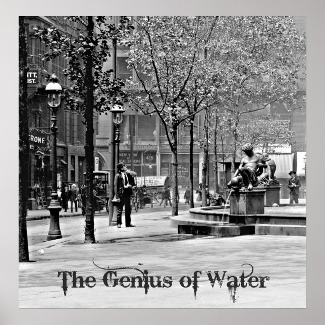 Tyler Davidson Fountain Poster (Frente)