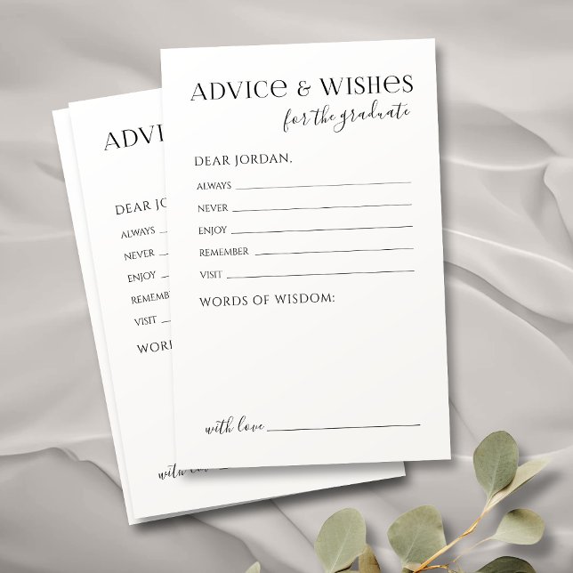 Typografia Negra Formando de conselhos e desejos m (Black Typography Modern Graduate advice & wishes)