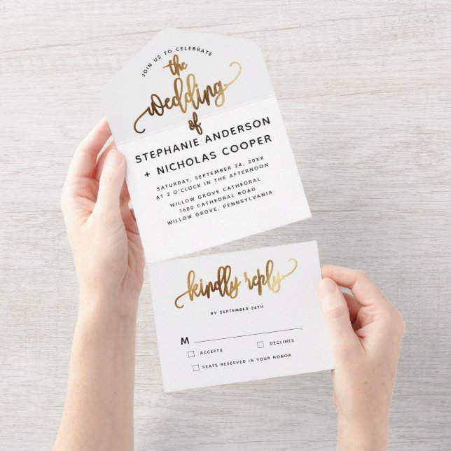 Typografo Black Lovely Dourado (Aba destacável)