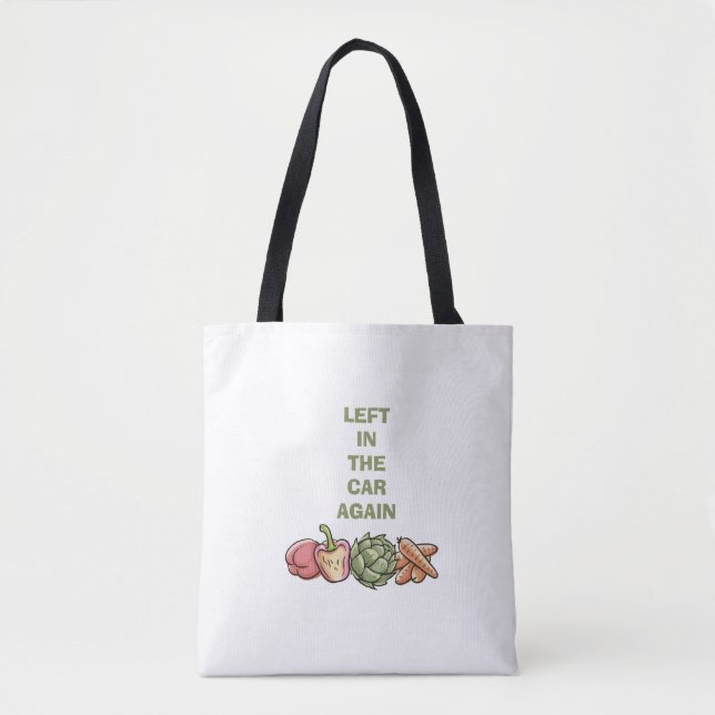 Typography funny quote cute trendy tote bags. (Frente)