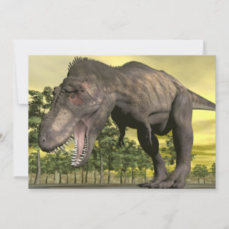 Tyrannosaurus brava - renderização 3D