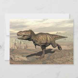 Tyrannosaurus correndo - renderização 3D